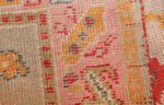 light blue antique oushak turkish rug 49459 weave Nazmiyal