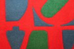 small vintage love rug by robert indiana 49470 colors Nazmiyal