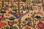 tree of life antique tabriz persian rug 48616 navy Nazmiyal