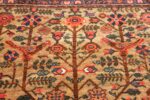 tree of life antique tabriz persian rug 48616 red Nazmiyal
