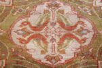 antique animal motif ziegler sultanabad persian rug 49532 snakes Nazmiyal