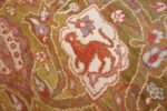antique animal motif ziegler sultanabad persian rug 49532 tiger Nazmiyal