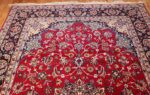 fine silk and wool isfahan persian rug 49535 top Nazmiyal