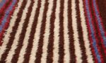 geometric vintage navajo design american rug 49522 white Nazmiyal