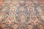 large blue background antique bidjar persian rug 50217 field Nazmiyal