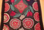 long antique art deco american hooked rug runner 49526 field Nazmiyal