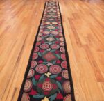 long antique art deco american hooked rug runner 49526 whole Nazmiyal