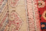 small antique red background khotan rug 49033 weave Nazmiyal