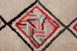 vintage art deco american hooked rug 49525 single Nazmiyal