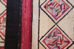 vintage art deco american hooked rug 49525 weave Nazmiyal