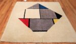 vintage modernist mondrian design scandinavian rug 49524 whole Nazmiyal
