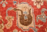 17th century hunting scene oversize isfahan persian rug 3025 swan Nazmiyal