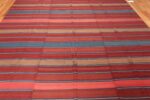 antique flat woven shahsavan caucasian kilim rug 49521 field Nazmiyal