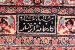 antique large khorassan persian rug 49517 signature Nazmiyal
