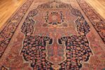 antique navy background farahan sarouk persian rug 49473 field Nazmiyal