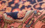 antique navy background farahan sarouk persian rug 49473 pile Nazmiyal