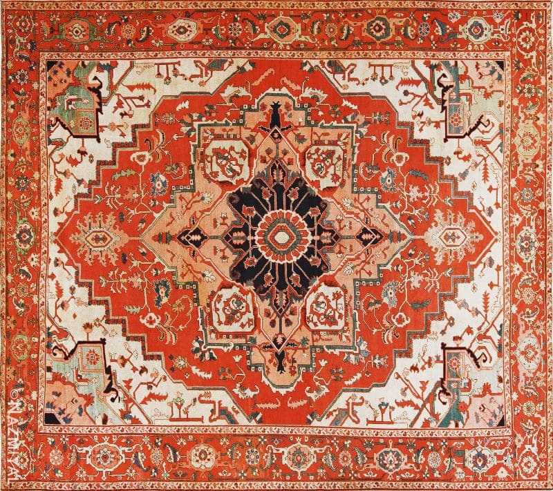 Antique Persian Serapi Rug Antique Persian Serapi Rug Nazmiyal