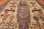 large animal motif antique farahan persian rug 49516 all Nazmiyal