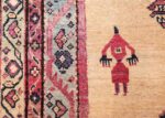 large animal motif antique farahan persian rug 49516 human Nazmiyal