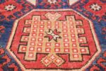 small scatter size tribal antique bergama turkish rug 49506 gold Nazmiyal