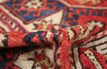 small scatter size tribal antique bergama turkish rug 49506 pile Nazmiyal