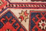 small scatter size tribal antique bergama turkish rug 49506 star Nazmiyal