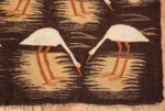small size vintage scandinavian kilim rug 49537 corner Nazmiyal