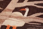 small size vintage scandinavian kilim rug 49537 peeking Nazmiyal