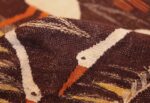 small size vintage scandinavian kilim rug 49537 pile Nazmiyal