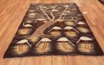 small size vintage scandinavian kilim rug 49537 whole Nazmiyal