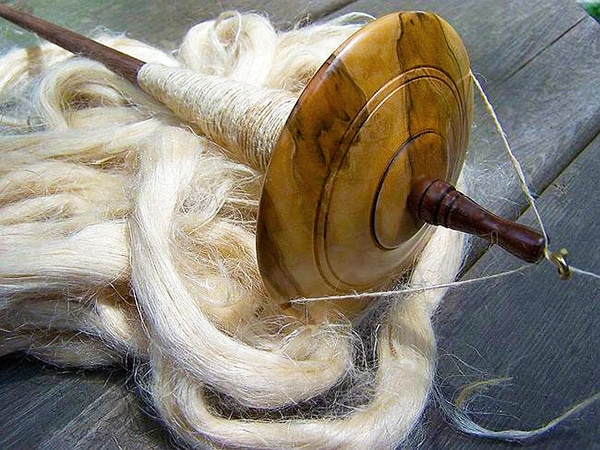 Spinning Silk Into Thread Spinning Silk Into Thread by nazmiyal antique rugs
