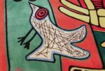 square vintage scandinavian rug by corneille 49544 bird Nazmiyal