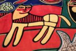 square vintage scandinavian rug by corneille 49544 cat Nazmiyal
