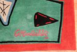 square vintage scandinavian rug by corneille 49544 signature Nazmiyal