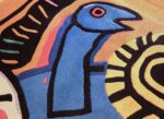 vintage scandinavian rug by corneille 49543 fish Nazmiyal