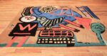 vintage scandinavian rug by corneille 49543 whole Nazmiyal