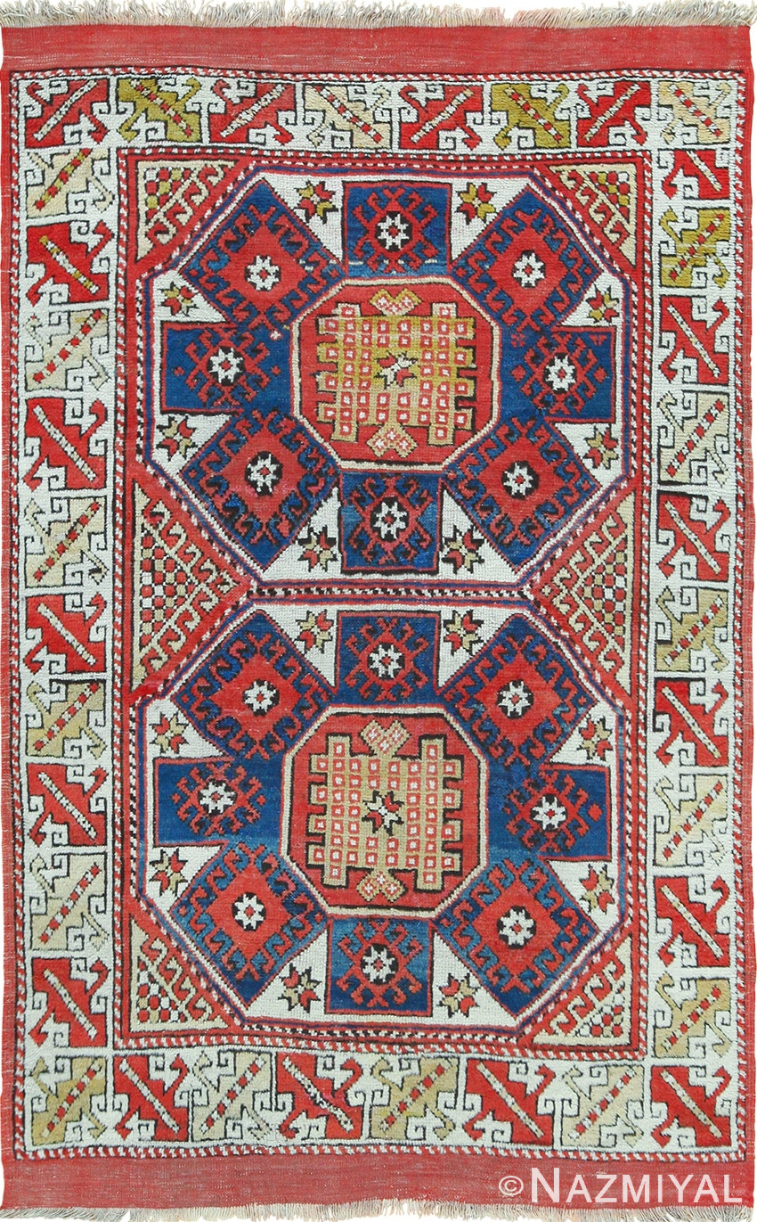 Antique Turkish Bergama Rug 49506 Nazmiyal