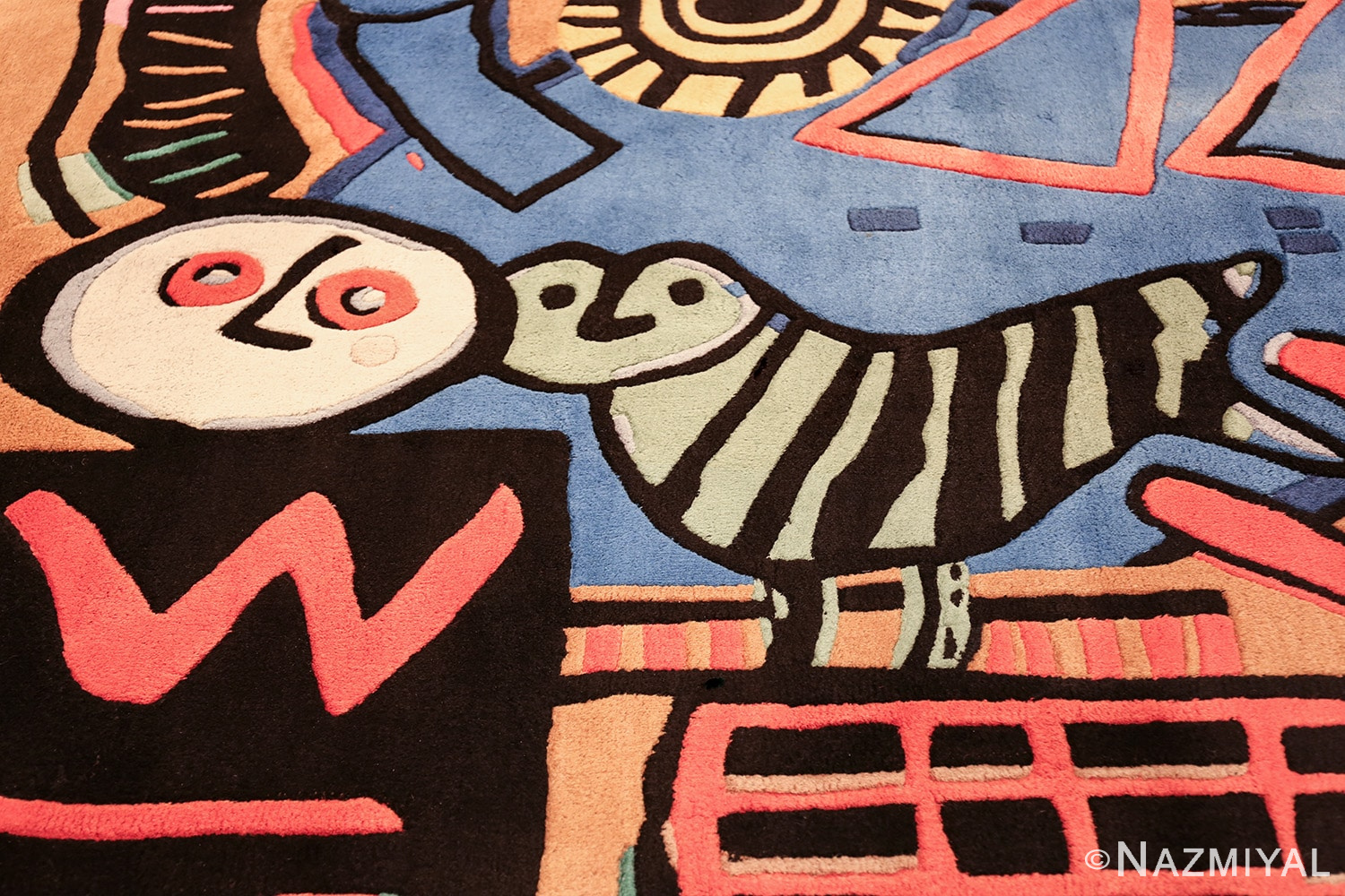 vintage scandinavian rug by corneille 49543 all Nazmiyal