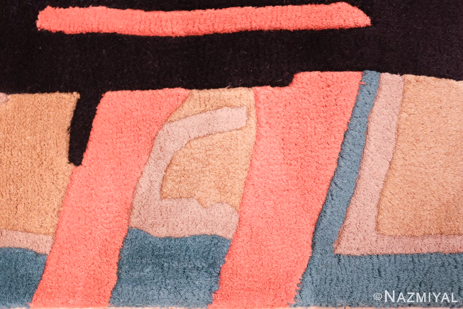 vintage scandinavian rug by corneille 49543 lines Nazmiyal