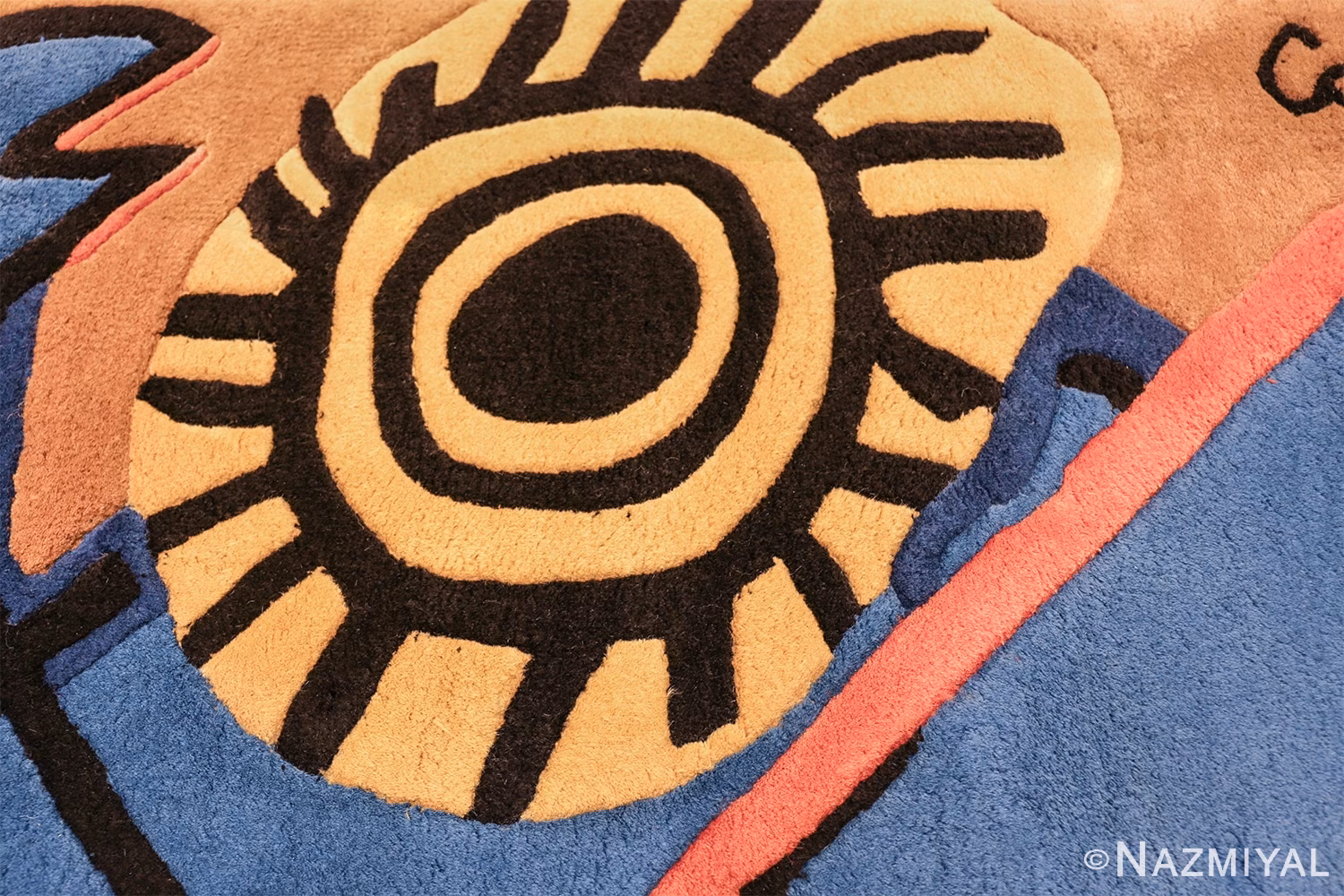 vintage scandinavian rug by corneille 49543 sun Nazmiyal
