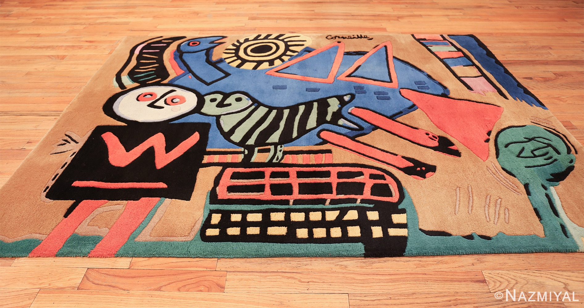 vintage scandinavian rug by corneille 49543 whole Nazmiyal