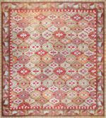antique square french aubusson rug 47138 Nazmiyal