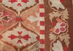 antique square french aubusson rug 47138 border Nazmiyal