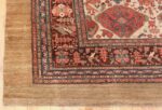 antique tribal ivory background bakshaish persian rug 49508 corner Nazmiyal