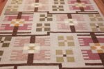 flat weave geometric scandinavian rug by ulla brandt 49565 field Nazmiyal