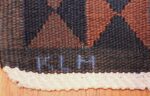 geometric vintage scandinavian rug by kristianstad lans hemslöjd 49587 klm Nazmiyal
