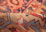 golden background antique heriz persian rug 49436 pile Nazmiyal