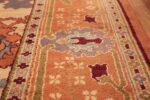 large antique arts and crafts donegal irish rug 49498 leaves Nazmiyal
