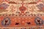 large antique arts and crafts donegal irish rug 49498 top Nazmiyal