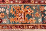 large antique ivory background agra indian rug 49588 border Nazmiyal
